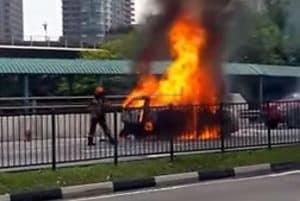 TransCab Taxi Fire