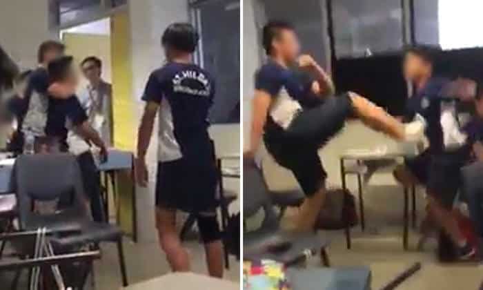 fighting in classroom