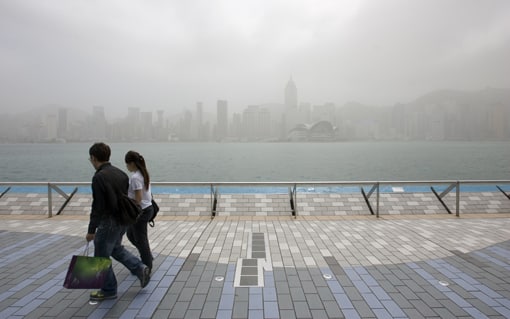 Haze in Hong Kong hits Unhealthy levels