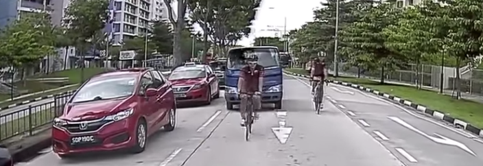 Lorry vs Cyclist