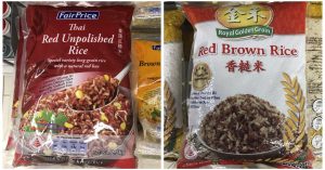 red brown rice