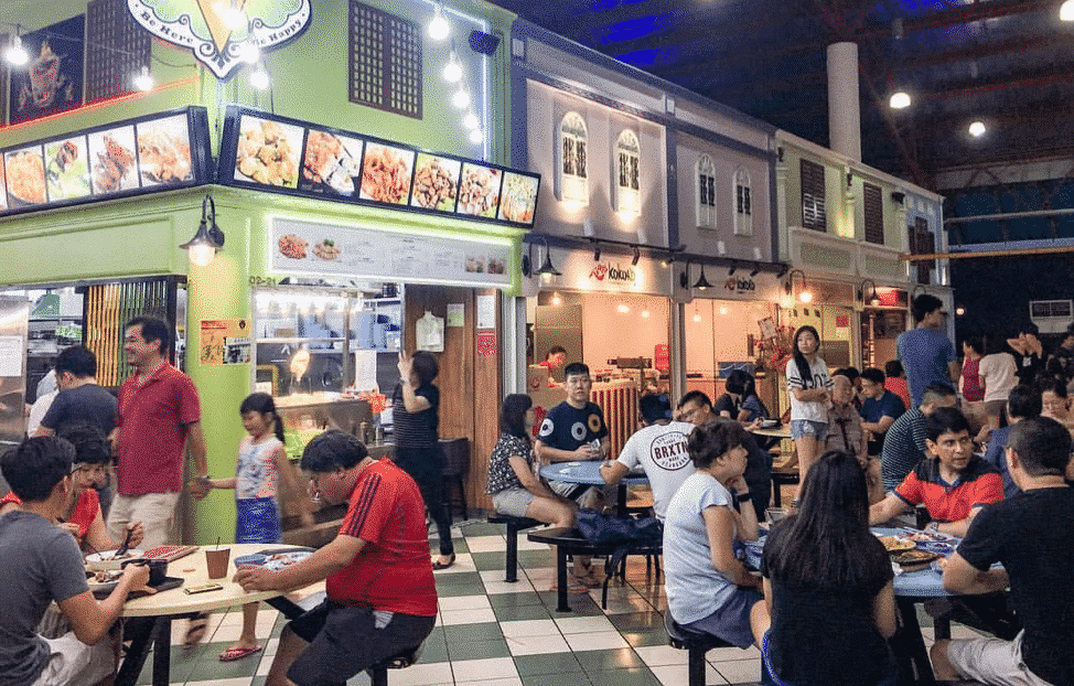 Vintage-themed marketplace in Bedok