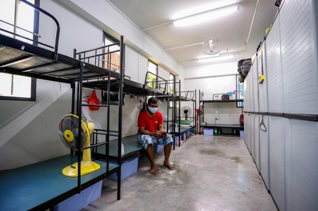 A peek into worker dormitories! Photo credits: Ministry of Manpower