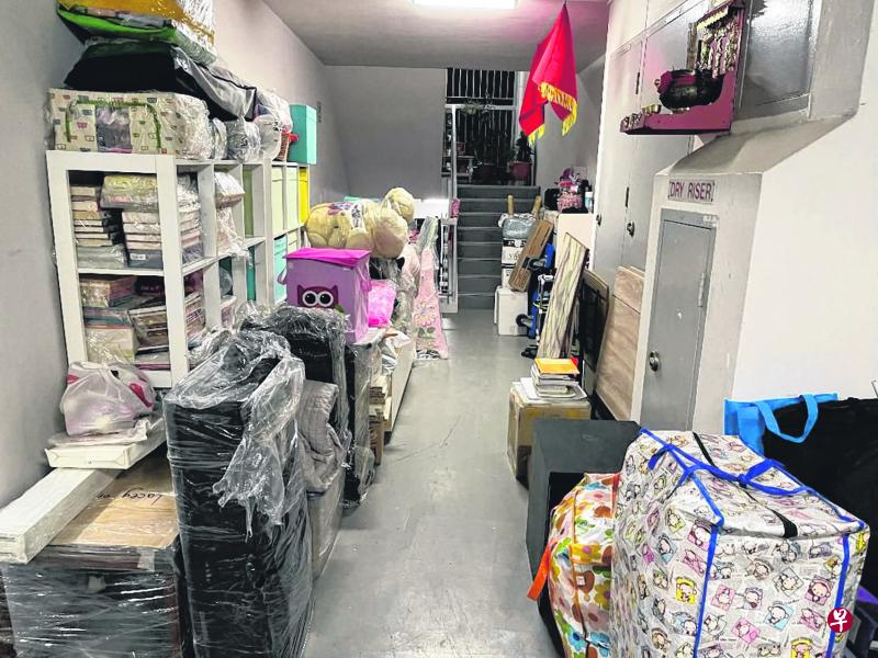 Sengkang HDB corridor becomes warehouse, neighbour no choice but to move out
