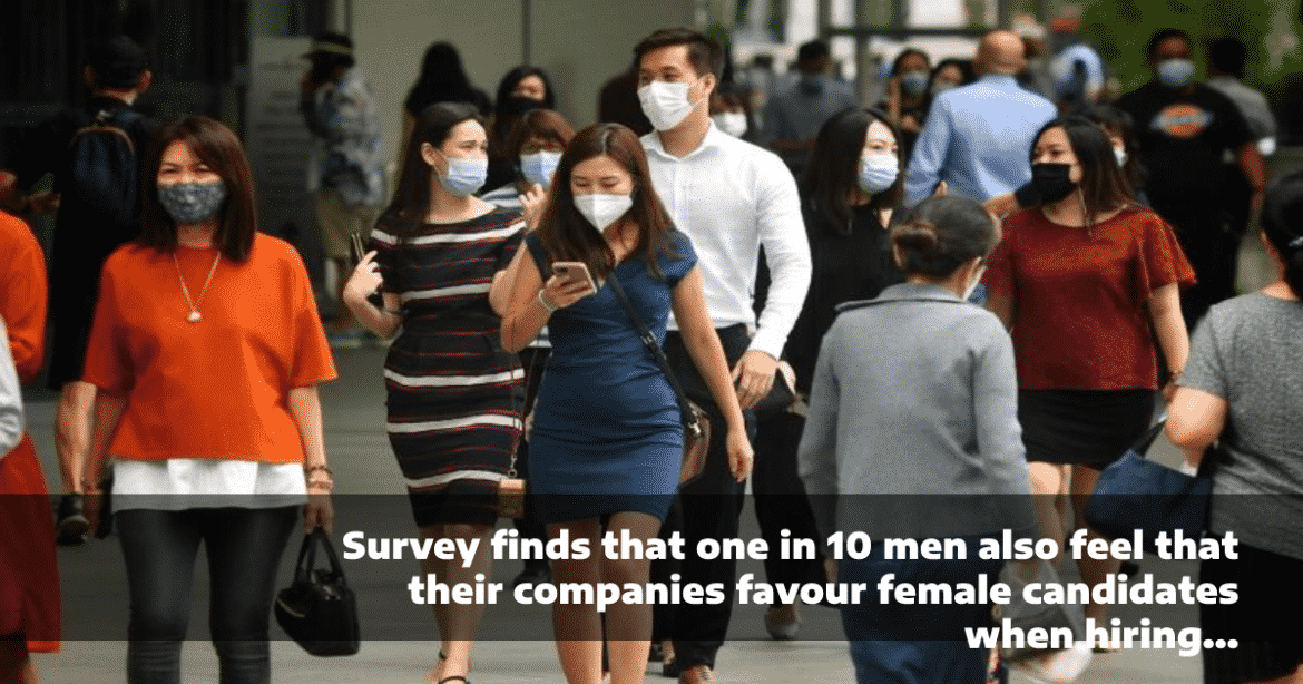 Survey says… 2 in 10 women feel their companies favour male candidates when hiring!
