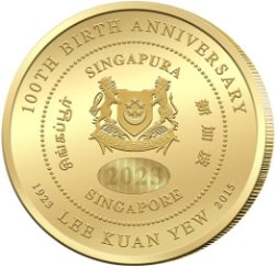 $10 LKY coin 2 LKY100