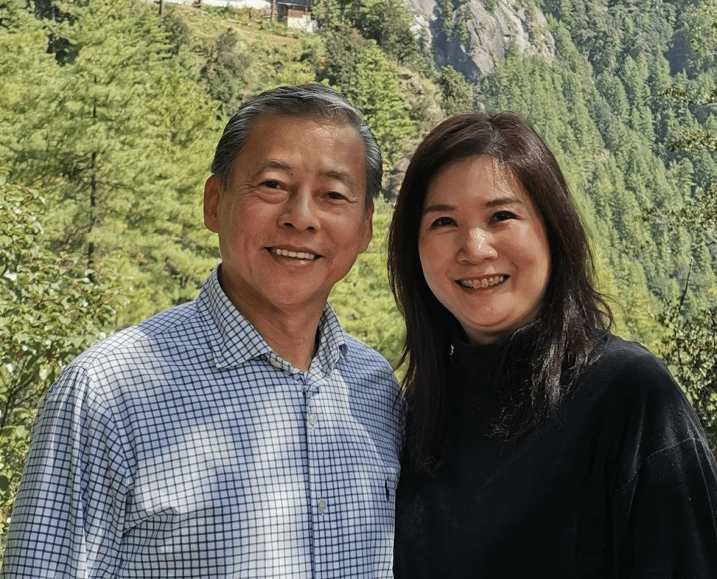 George Goh and wife
