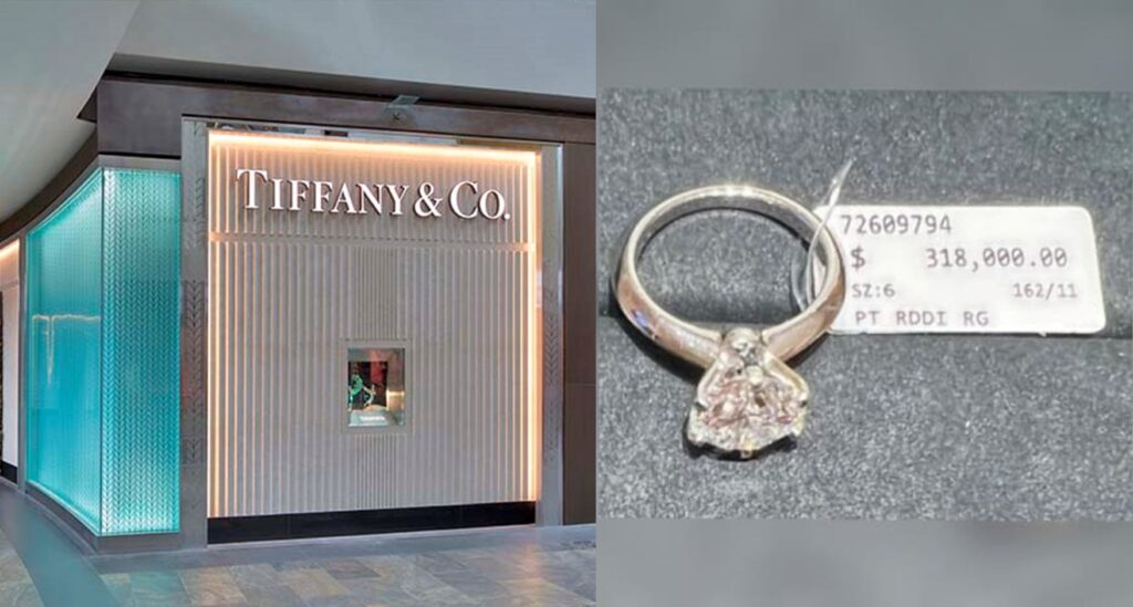 Tiffany and Co $318,000 diamond ring
