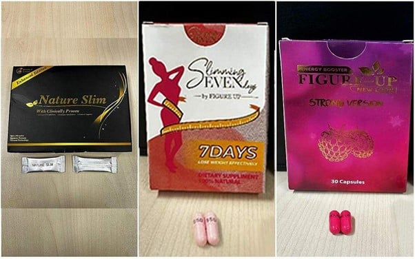 Nature Slim, Slimming Seven Days by Figure Up and Energy Booster Figure-Up New Look Strong Version