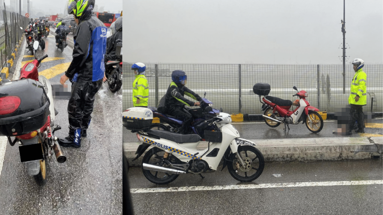 Tragic Death of Malaysian Motorcyclist on Causeway Stirred by Rainy Weather