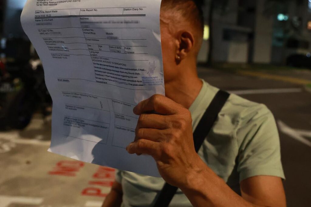 Urgent document held by a man outside at night, emphasizing urgent paperwork or legal document.