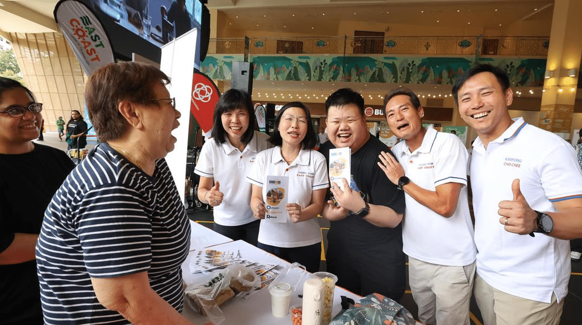 Former SAF Chief of General Staff Goh Pei Ming Visits Two Constituencies in One Day, Joins East Coast Event