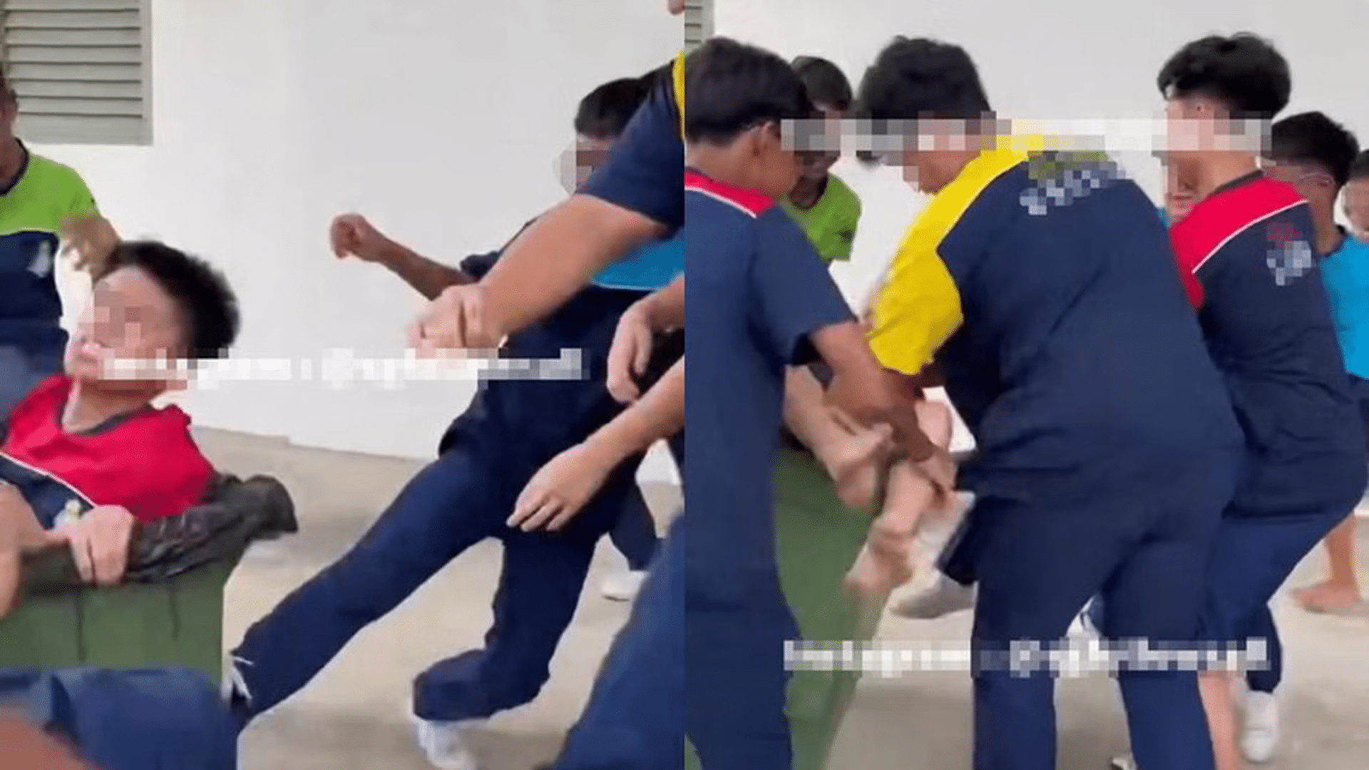Sembawang Secondary School Boy Thrown Into Bin and Kicked by Schoolmates While Others Watch and Laugh