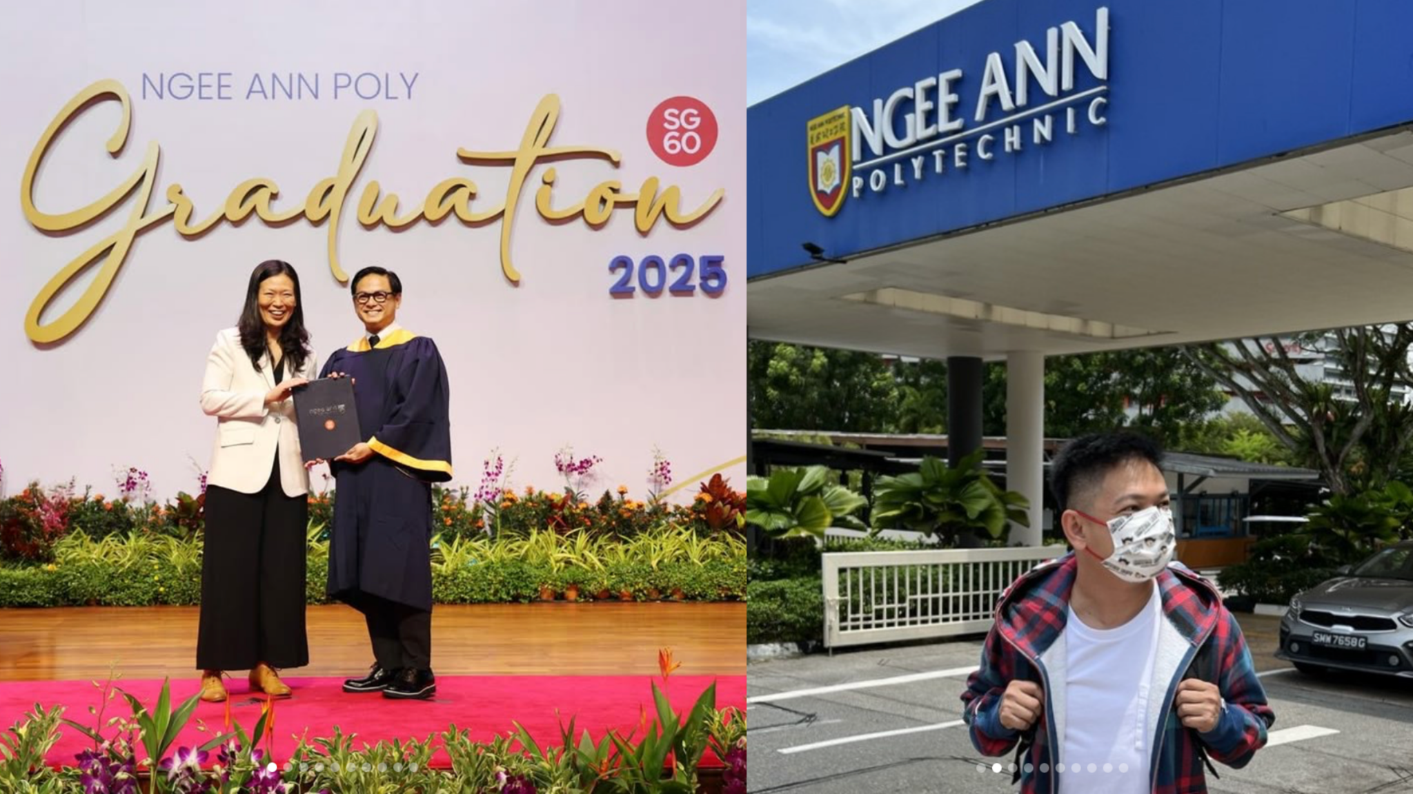 Dennis Chew graduates from poly at age 50, says it’s never too late to go back to school