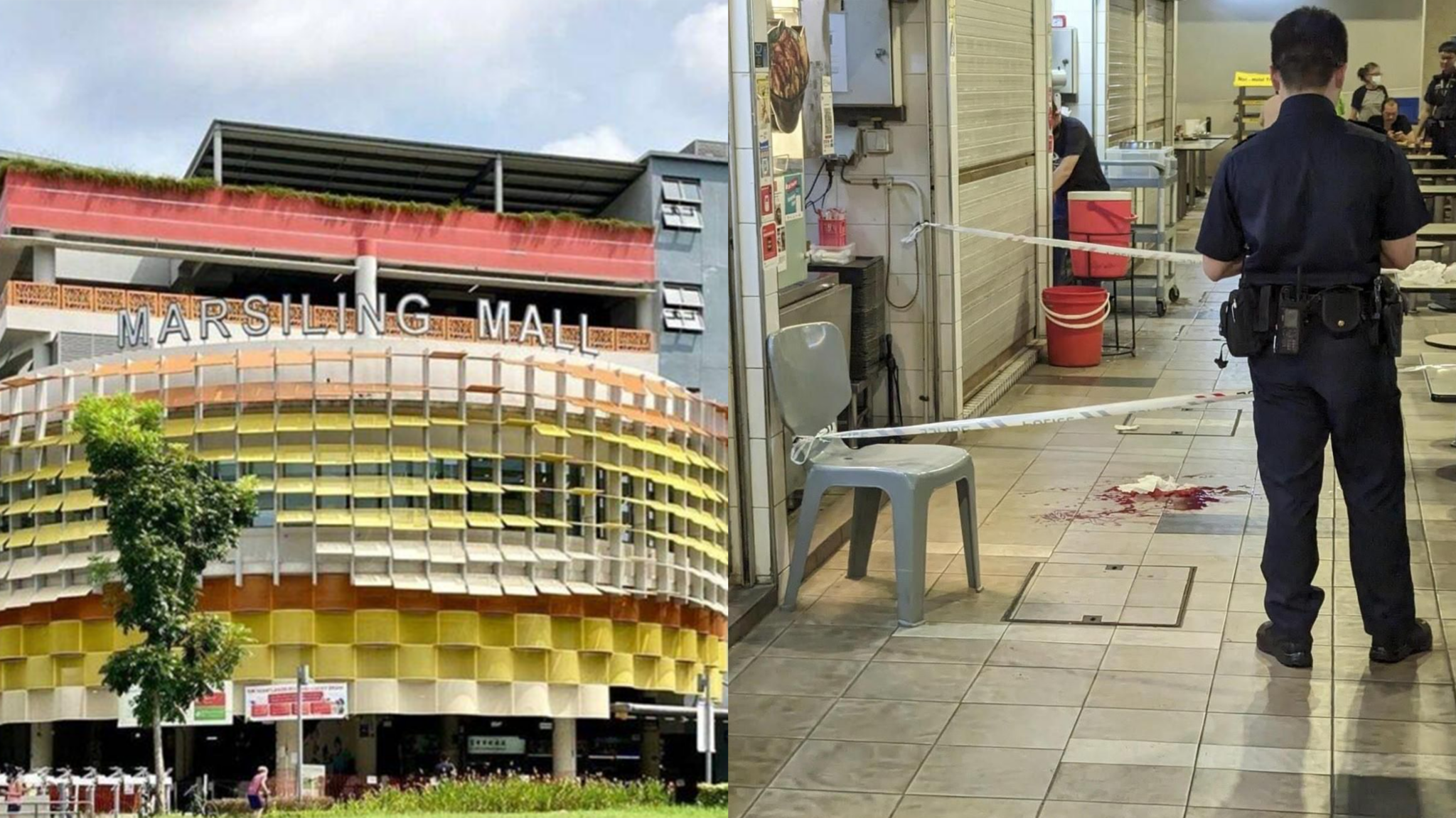 Man Throws Punch at Marsiling Mall Hawker Centre After Minor Collision & “Nagging”