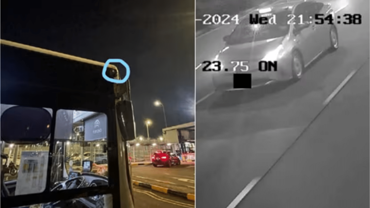 Cabby's Laser Pointer Incident Blurs Bus Driver's Vision, Results in Fine