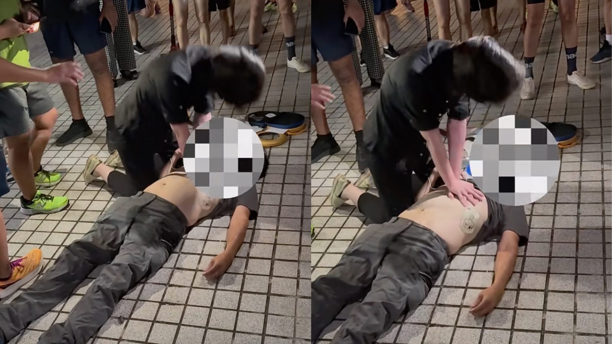 Man collapses at Jurong Lake Gardens, two passers-by take turns to perform CPR