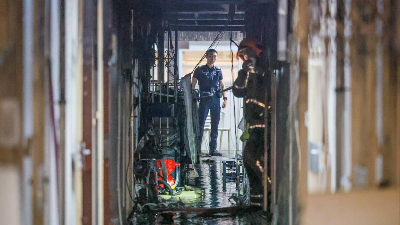 SCDF Extinguishes Fatal Fire at Jalan Bukit Merah HDB Block