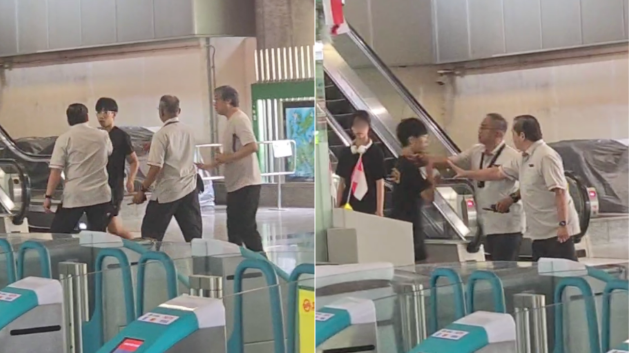 SMRT Staff Respond to Vaping Report, Shoved by Aggressive Man