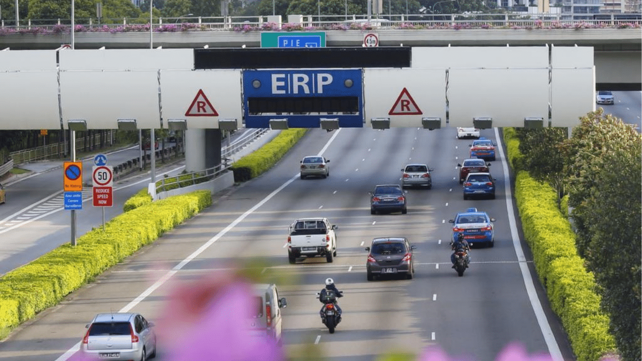 LTA Implements S$1 ERP Hike at Key Expressway Gantries Starting September 1