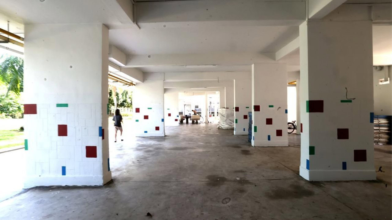 Bedok HDB void deck gets fresh paint, colourful design leaves some residents unhappy; Aljunied-Hougang Town Council says work fell short
