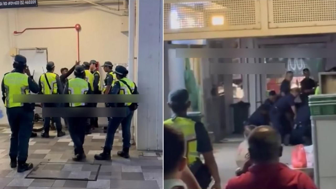 Delivery rider refuses to push bicycle in pedestrian zone, ends up jailed 16 weeks after assaulting officers