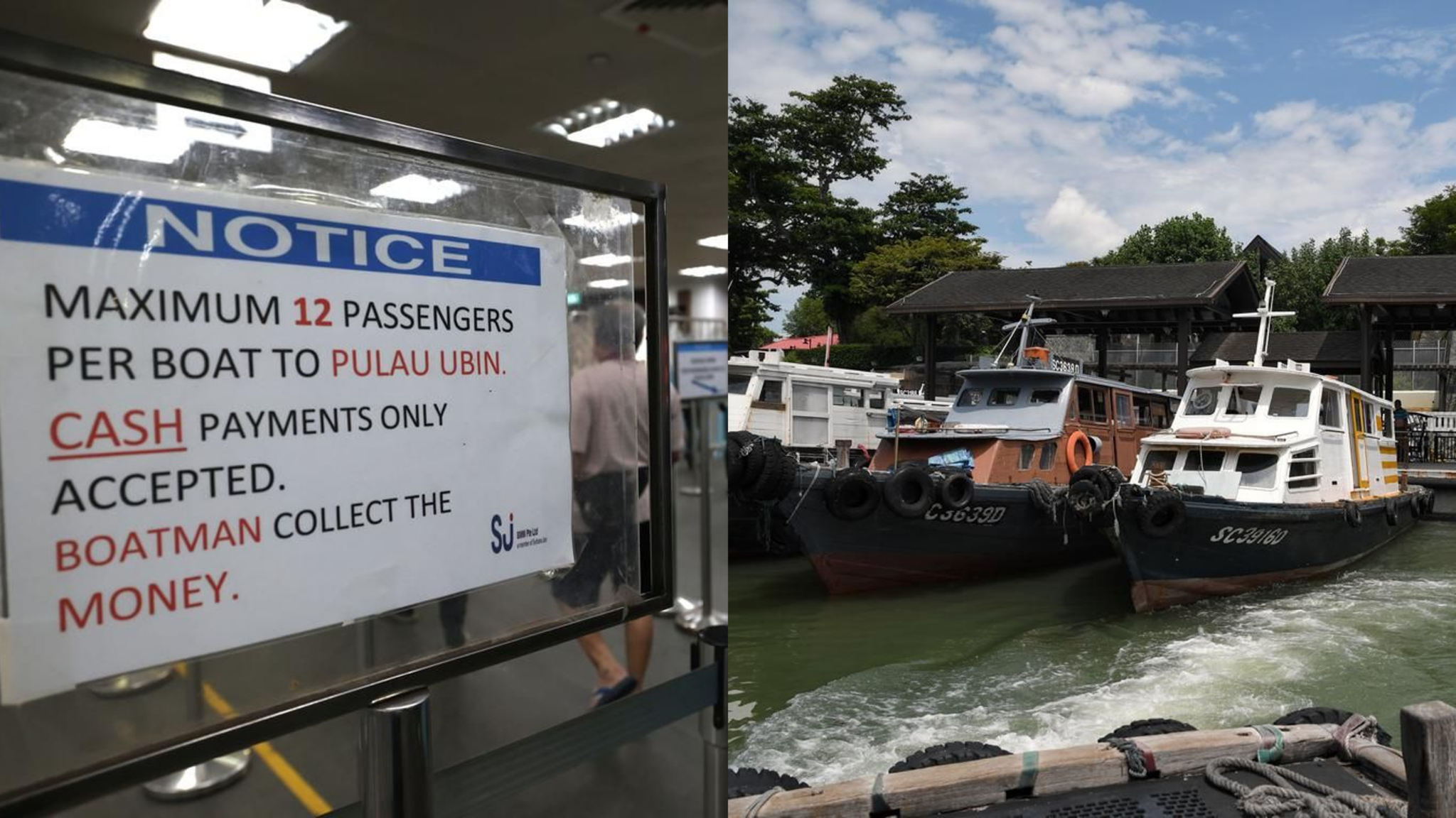 Man refuses to pay $5 Pulau Ubin boat fare, stranded for an hour and ends up paying $48 to charter boat