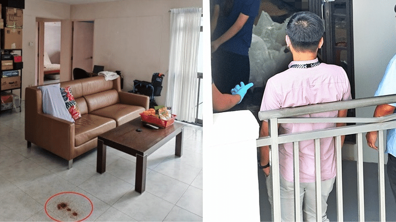 Blood water dripping from Sengkang HDB ceiling leads to discovery of father and daughter dead inside flat