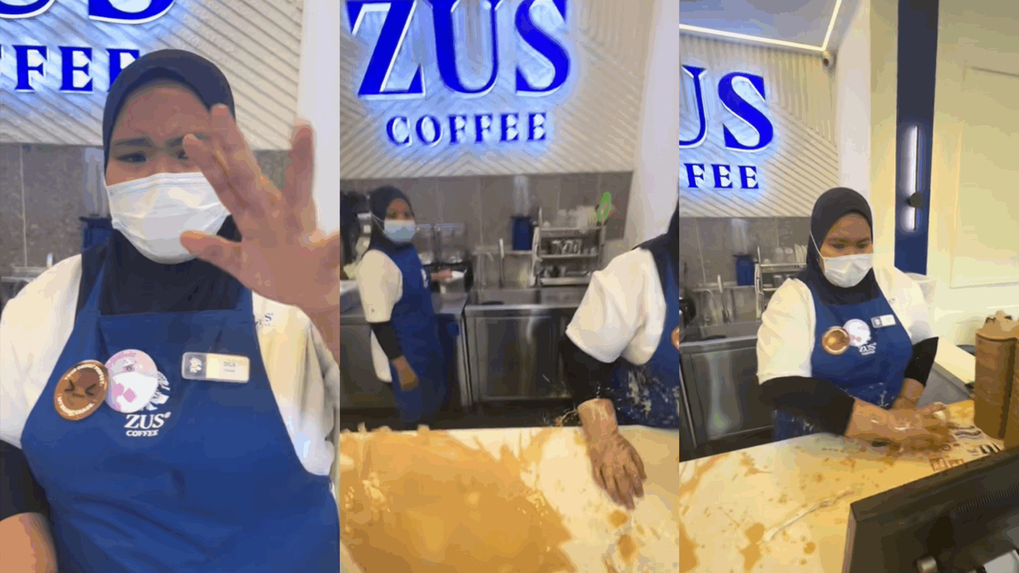 Customer throws coffee at staff in Malaysia’s ZUS Coffee, sparks outrage online