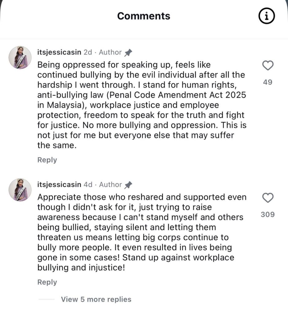 Woman claims she was pushed out of KL bank after reporting toxic workplace culture, later sued for RM1 million